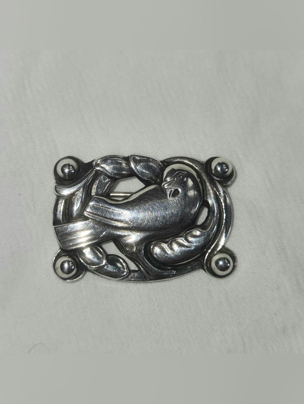 Coro Sterling Silver Bird Brooch